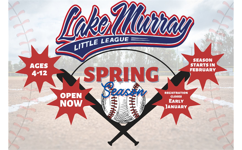 Spring Registration Open 10/19/24 - 01/05/2025